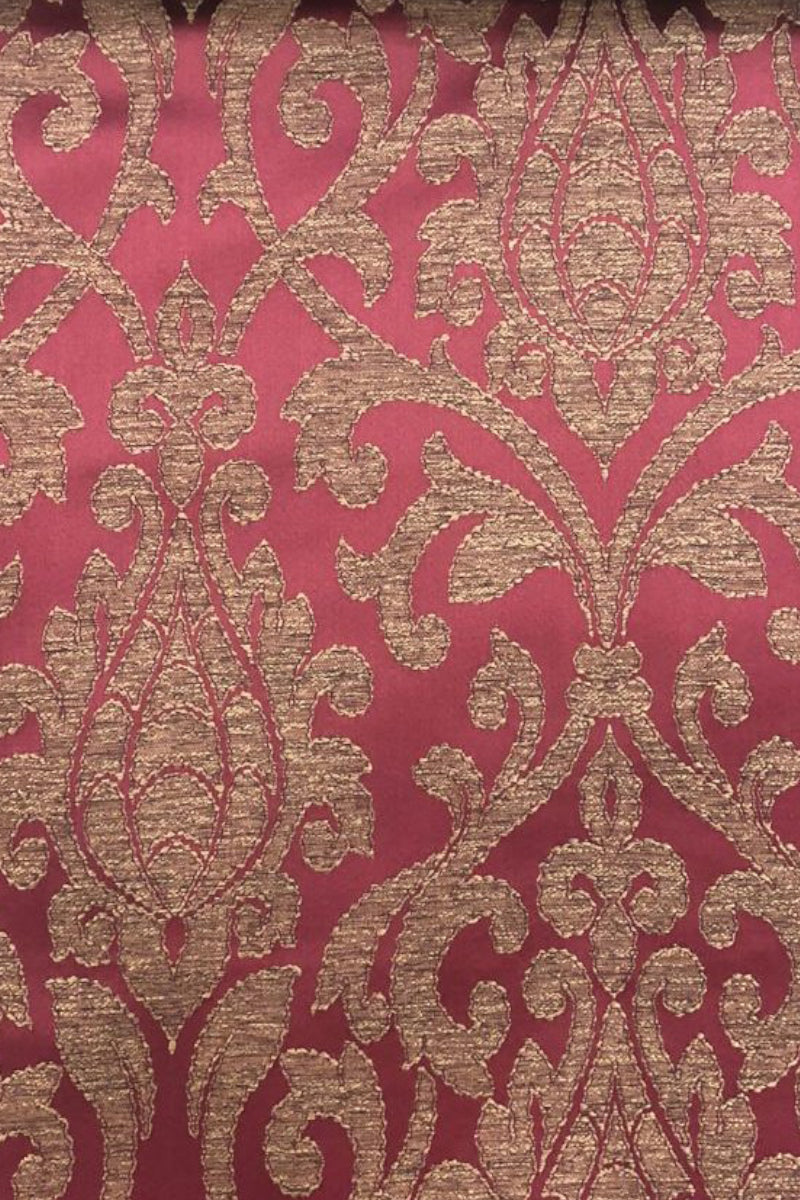 Exclusive Curtain Fabric Royal Duke Burgundy