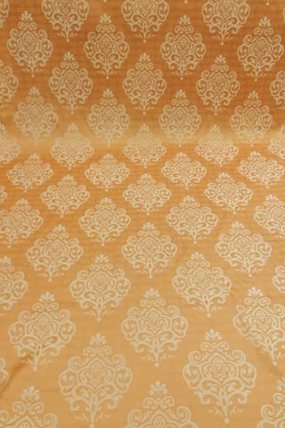 Jacquard Curtain Fabric Orange