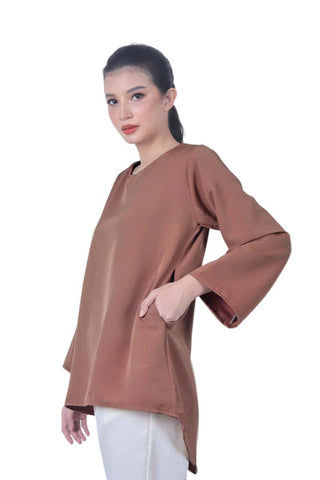 Ryta Blouse Mocha