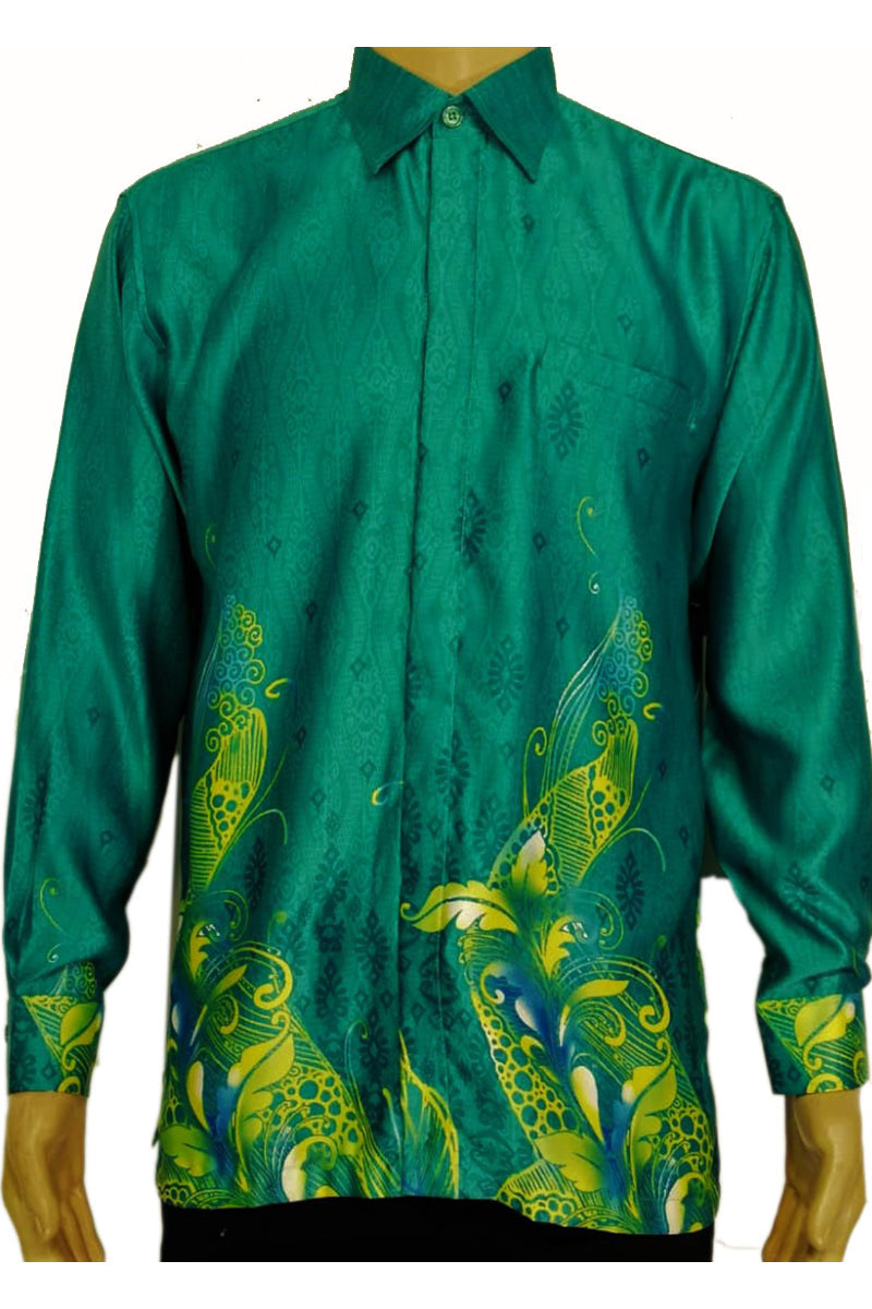 Batik Shirt Green