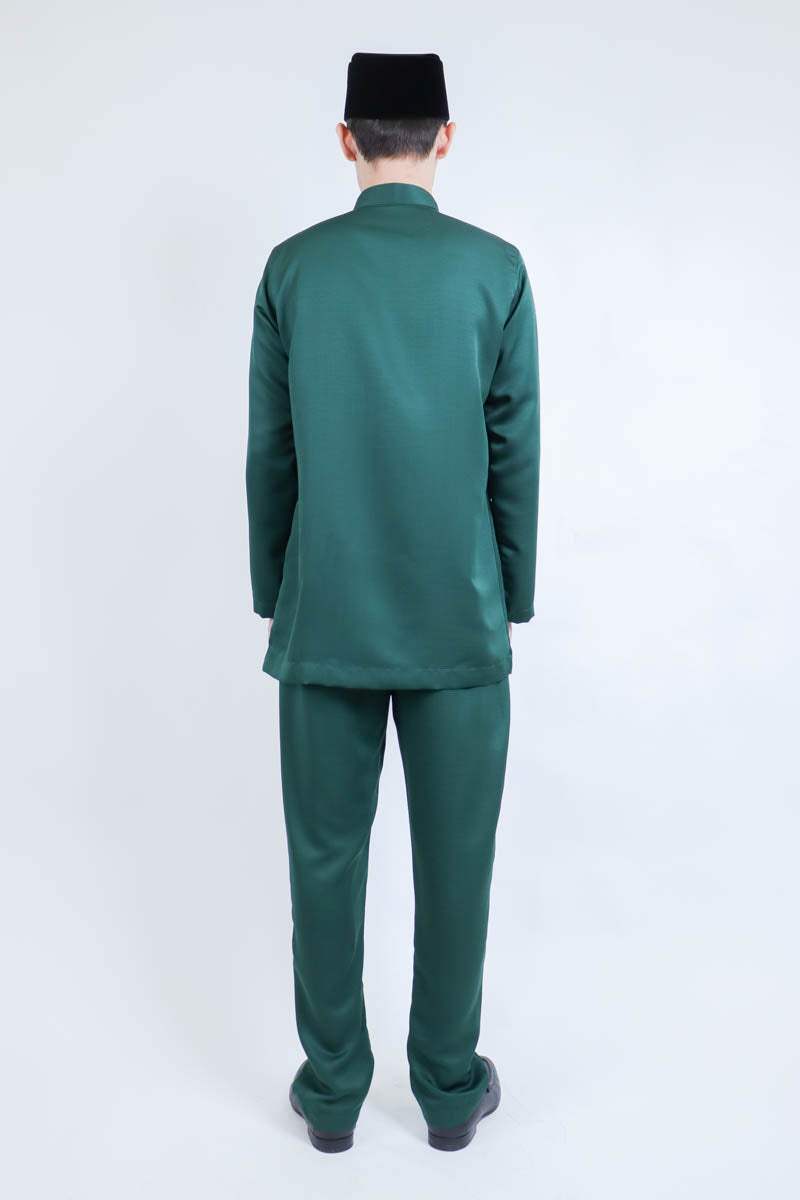 Wisemen Baju Melayu Green (FREE Sampin)