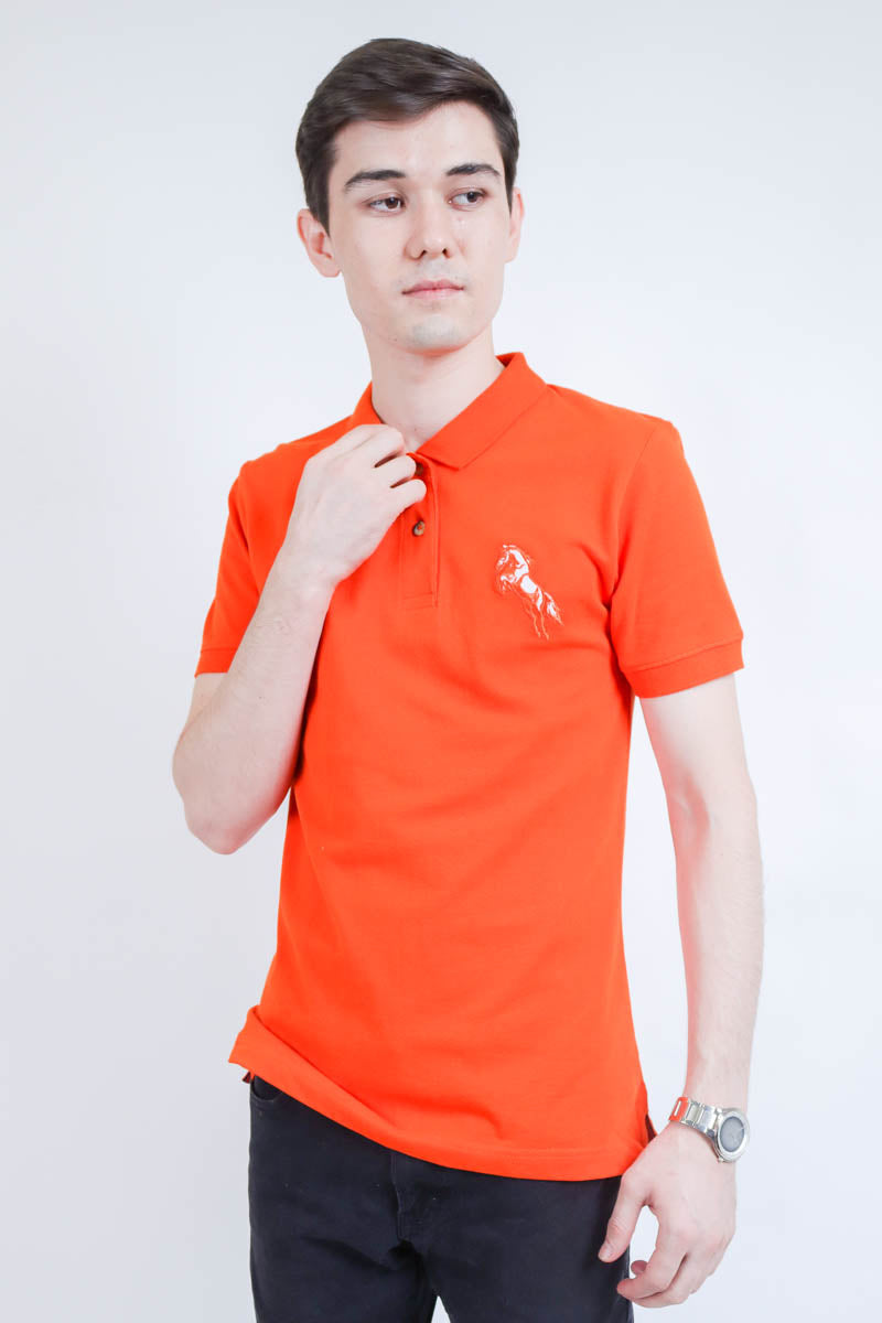 Collar Tshirt Orange