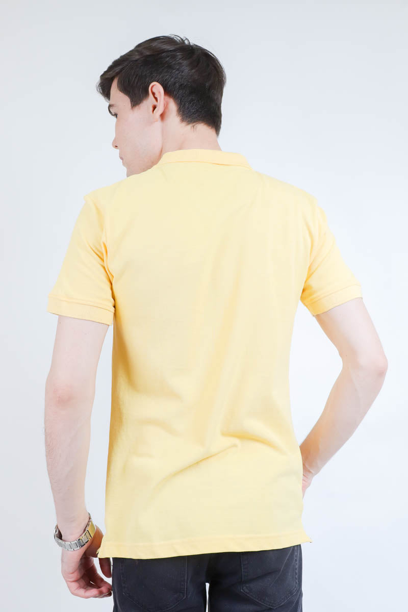 Collar Tshirt Light Yellow