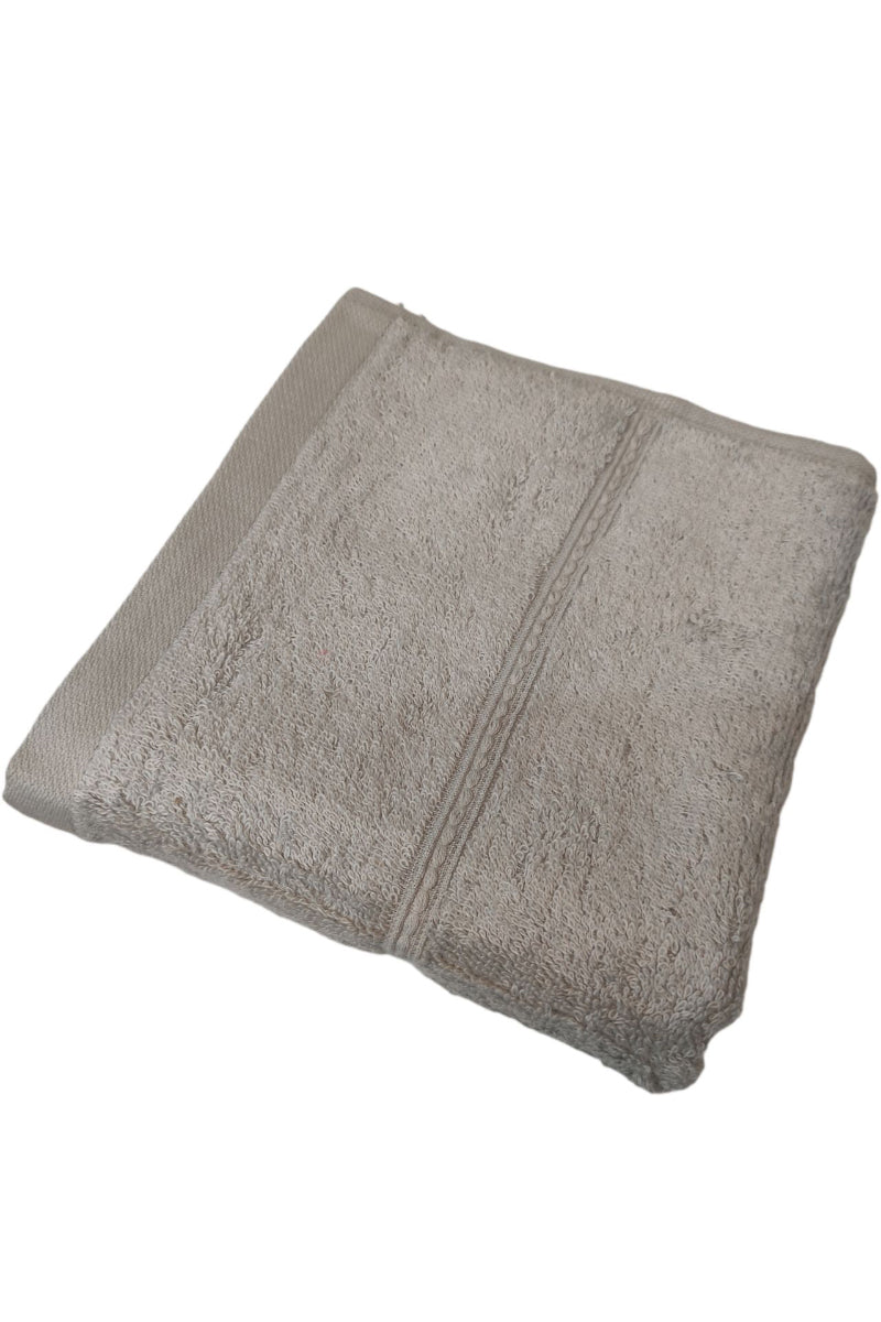 100% Cotton Face Towel Light Grey