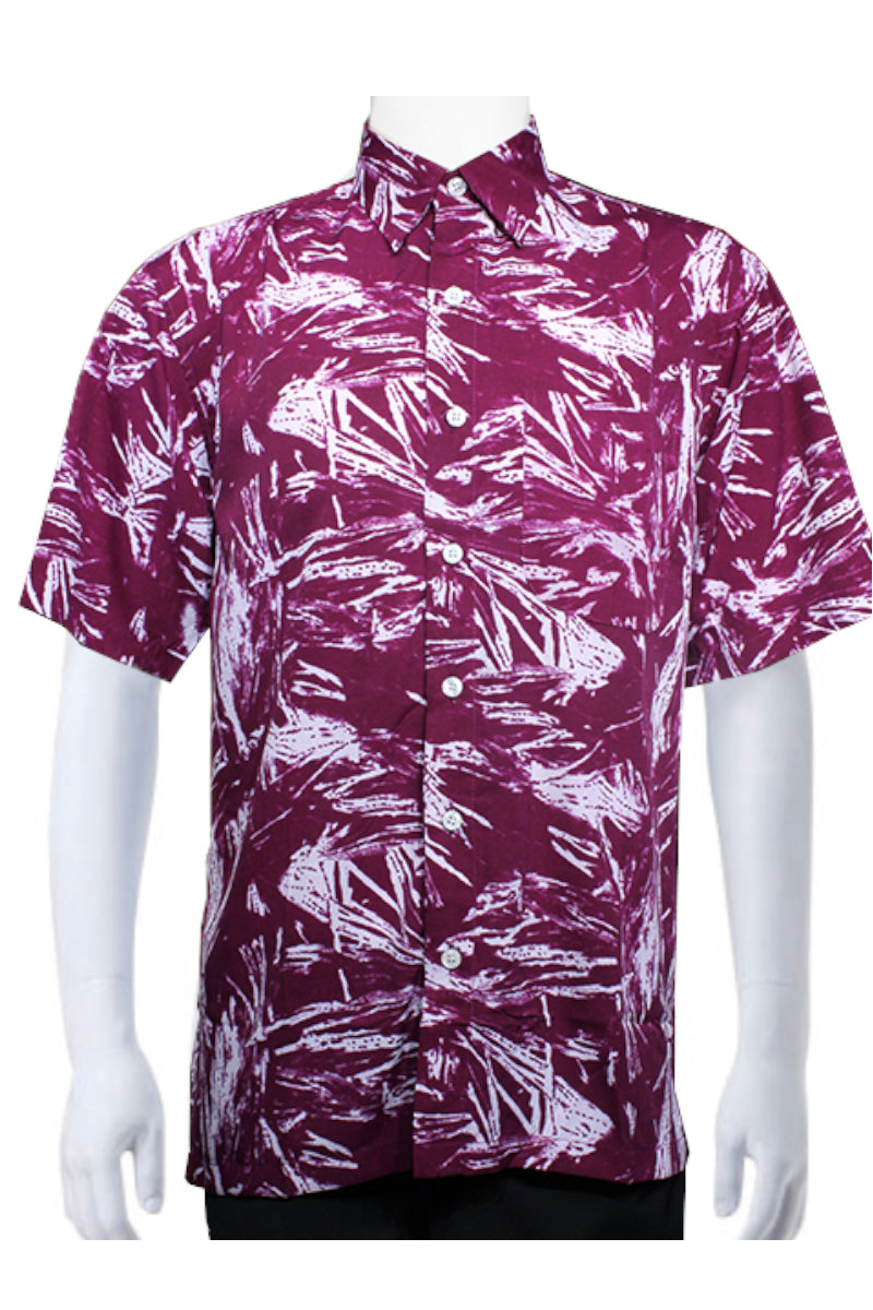 Printed Shirt (Splash design) Purple