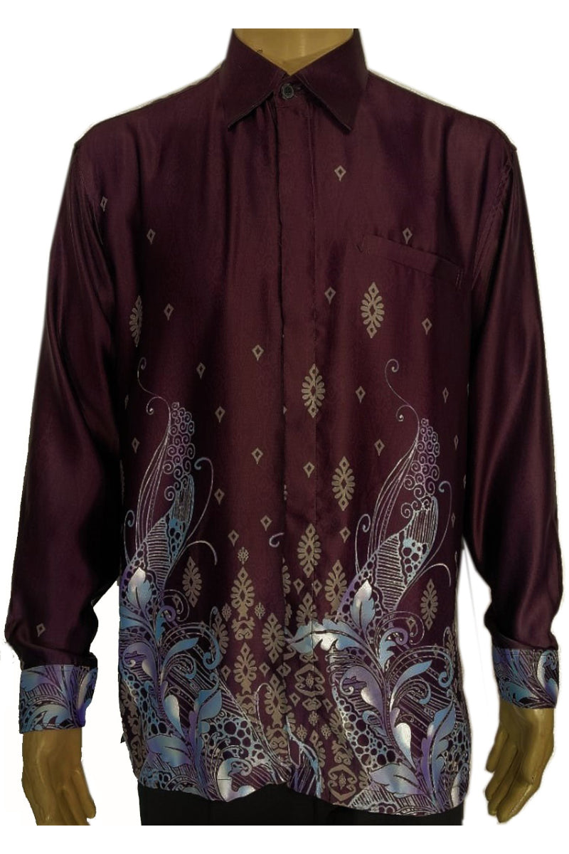Batik Shirt Purple
