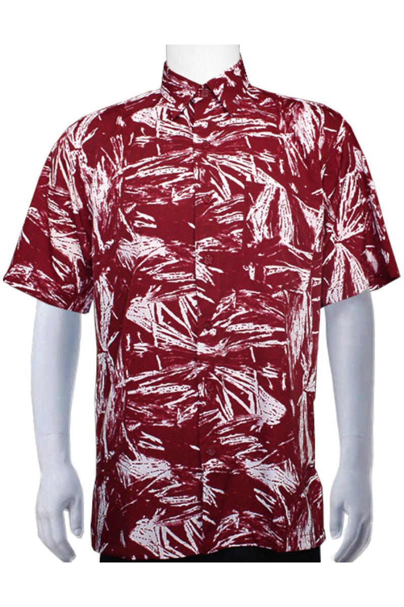 Printed Shirt (Splash design) Red