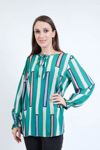 Piet Blouse Green