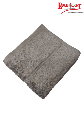 100% Cotton Face Towel Dark Grey