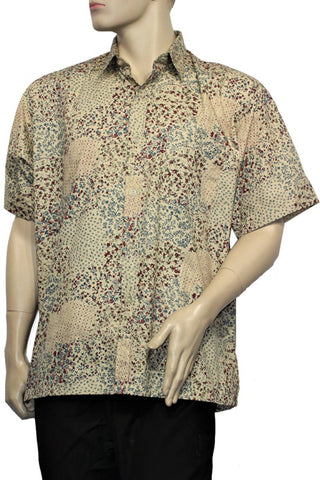 Printed Shirt (Leaf Design) Nude